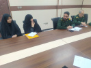 جلسه هماهنگی طرح حکمت کارت با معاونت آموزشی سپاه ابوالفضل لرستان